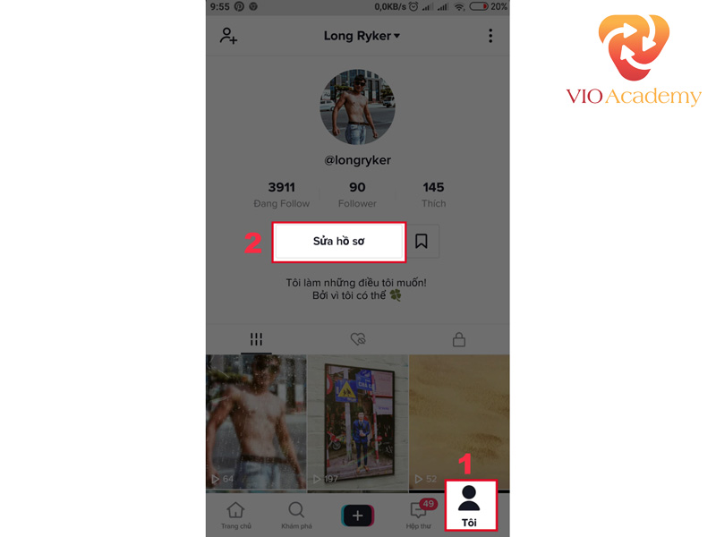 Cách đổi tên TikTok đẹp
