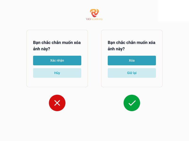 UX Writing tạo được giá trị