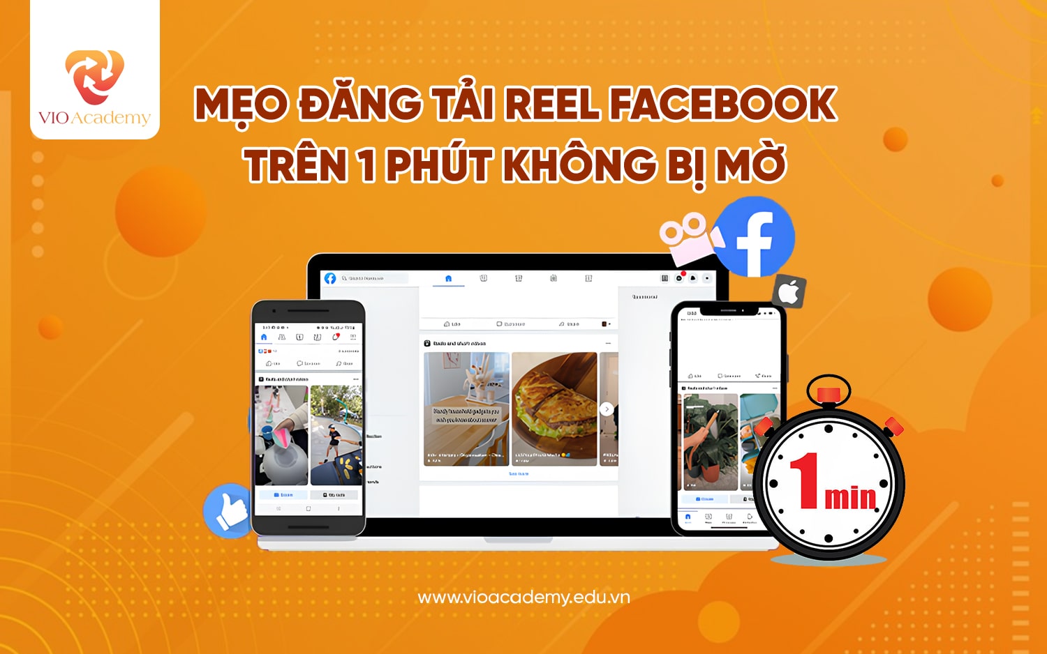 Mẹo đăng reel trên page không bị mờ
