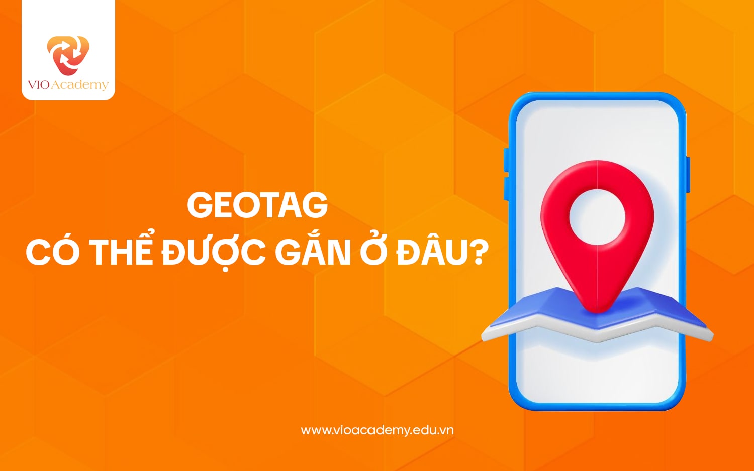 Geotag online được gắn ở đâu?