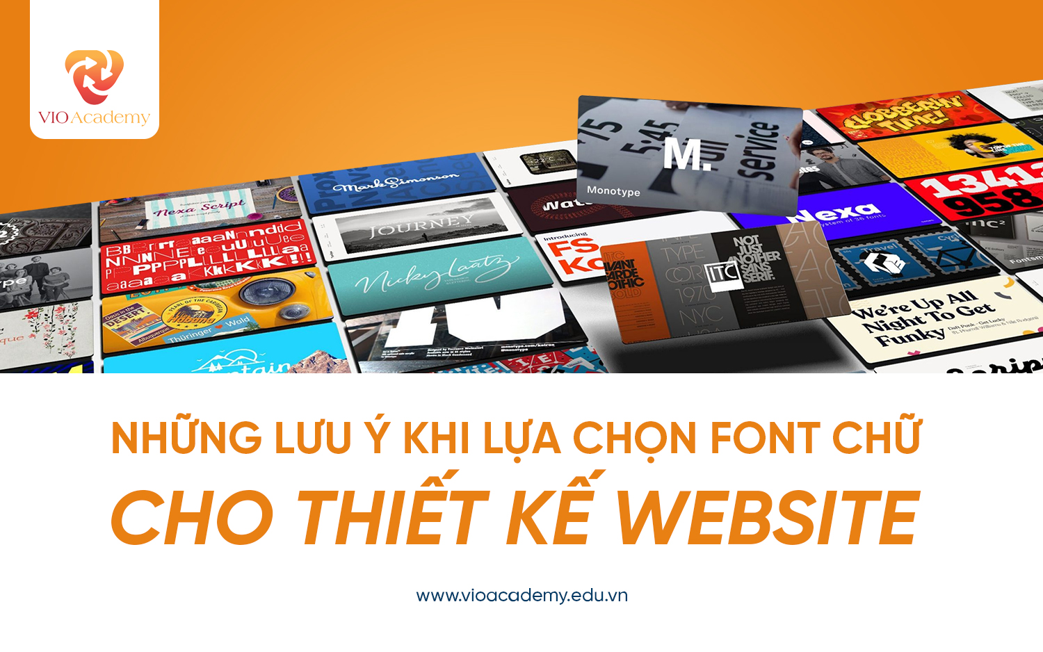 Lưu ý khi chọn font chữ cho Website