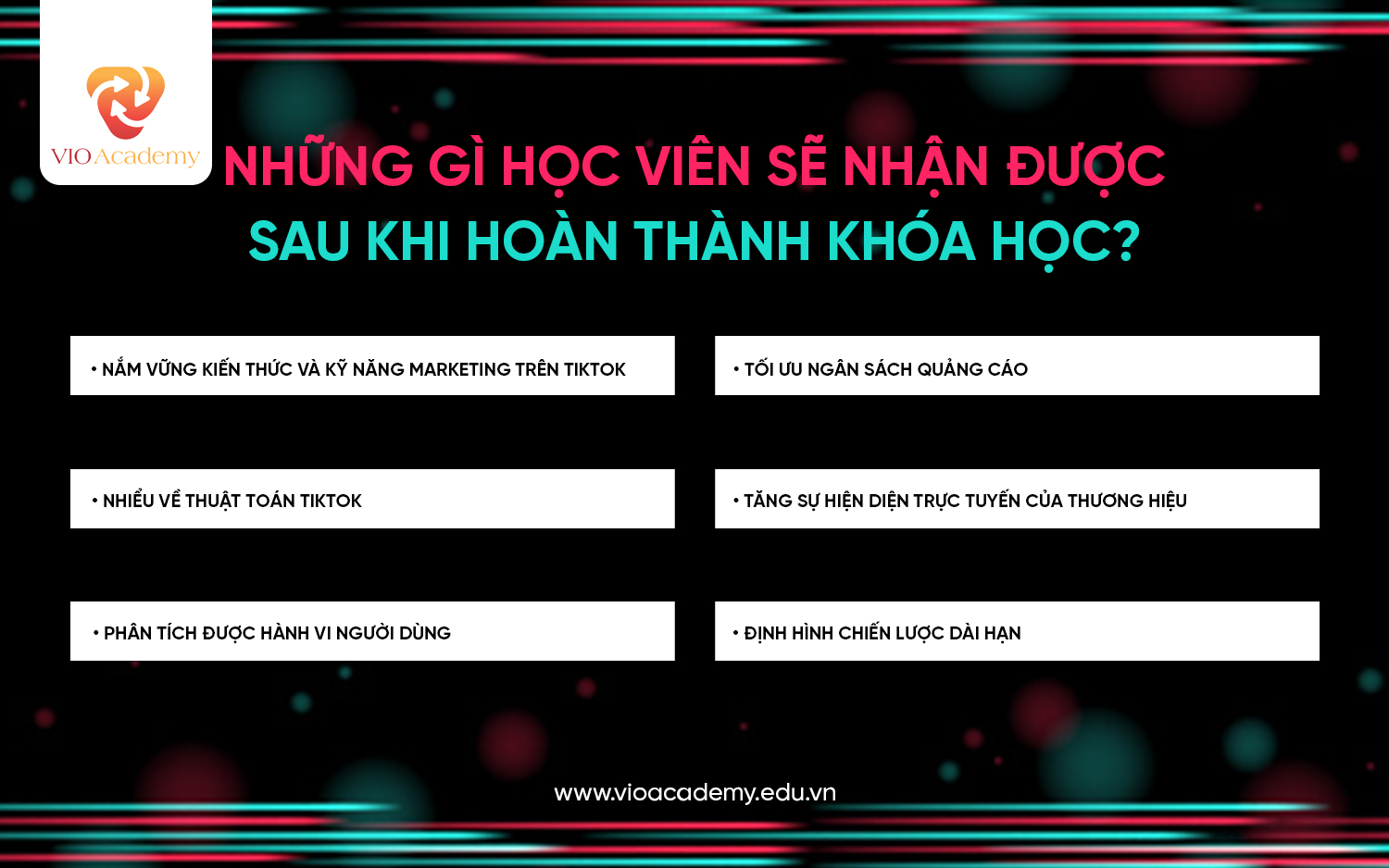 Những gì học viên sẽ nhận được sau khi hoàn thành khóa học?