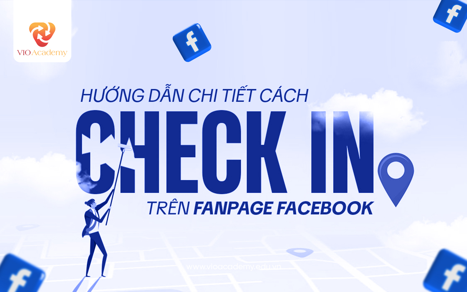 Hướng dẫn chi tiết cách check-in trên fanpage Facebook