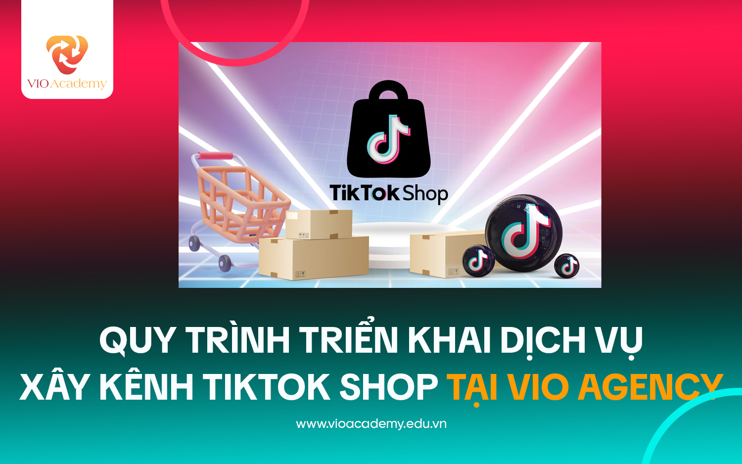 Quy trình triển khai dịch vụ xây kênh TikTok Shop tại VIO Agency