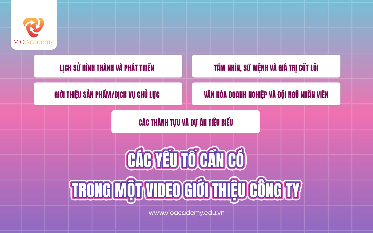 Một video giới thiệu công ty thành công cần kết hợp nhiều yếu tố để thu hút và giữ chân người xem. Trước tiên, nội dung phải hấp dẫn, truyền tải rõ ràng câu chuyện thương hiệu, sứ mệnh, sản phẩm/dịch vụ và thành tựu. Hình ảnh và âm thanh chất lượng cao là yếu tố then chốt, cùng với hiệu ứng chuyên nghiệp để tạo ấn tượng.